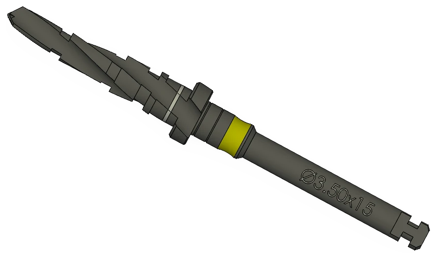 Step drill, Ø3.50 × 15 mm, IP Series Premium Surgical Kit