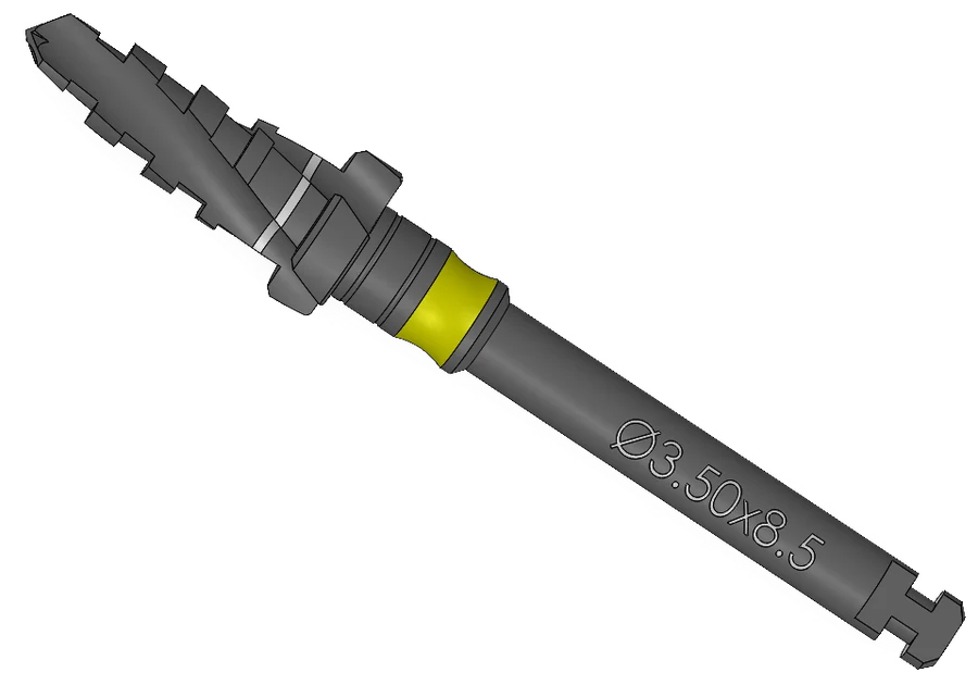 Step drill, Ø3.50 × 8.5 mm, IP Series Premium Surgical Kit