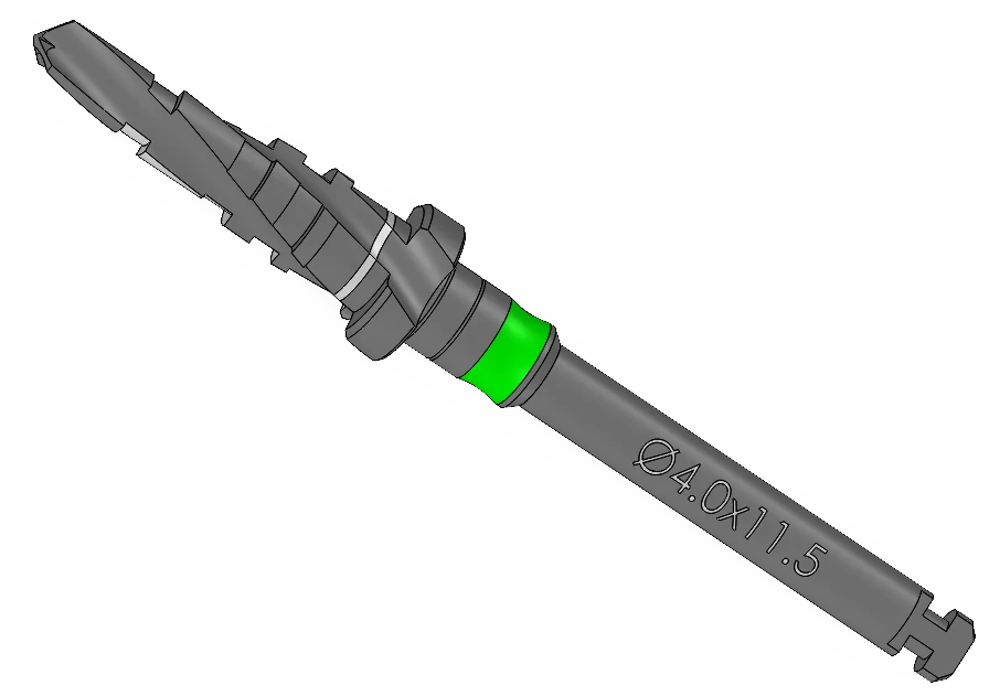 Step drill, Ø4.00 × 11.5 mm, IP Series Premium Surgical Kit