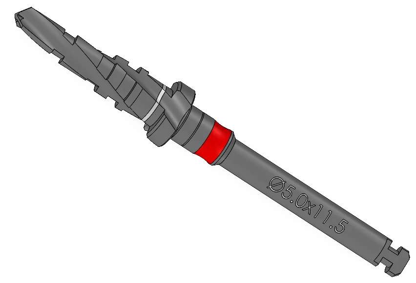 Step drill, Ø5.00 × 11.5 mm, IP Series Premium Surgical Kit