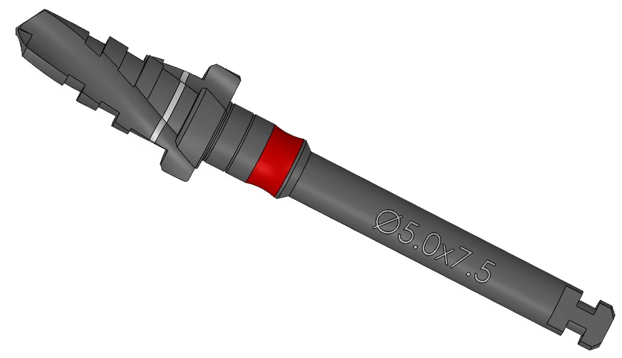 Step drill, Ø5.00 × 7.5 mm, IP Series Premium Surgical Kit