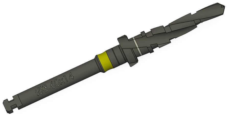 Step drill, Ø3.60 × 14 mm, SP Series (S-Fix Pro) Surgical Kit