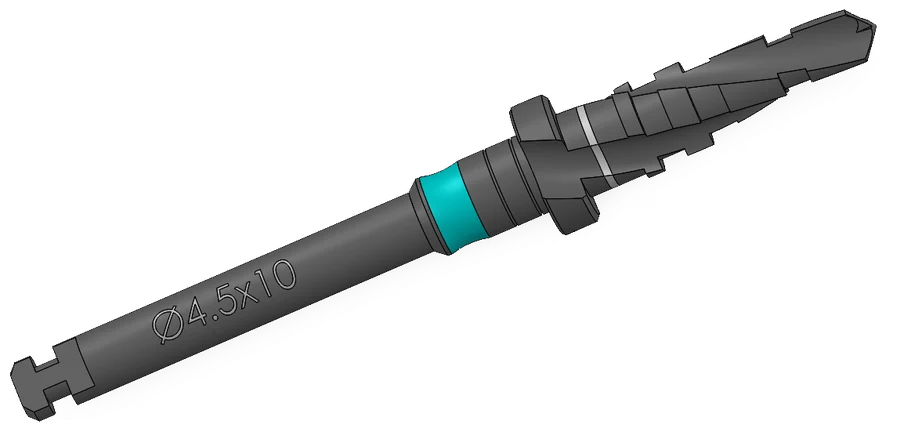 Step drill, Ø4.50 × 10 mm, SP Series (S-Fix Pro) Surgical Kit