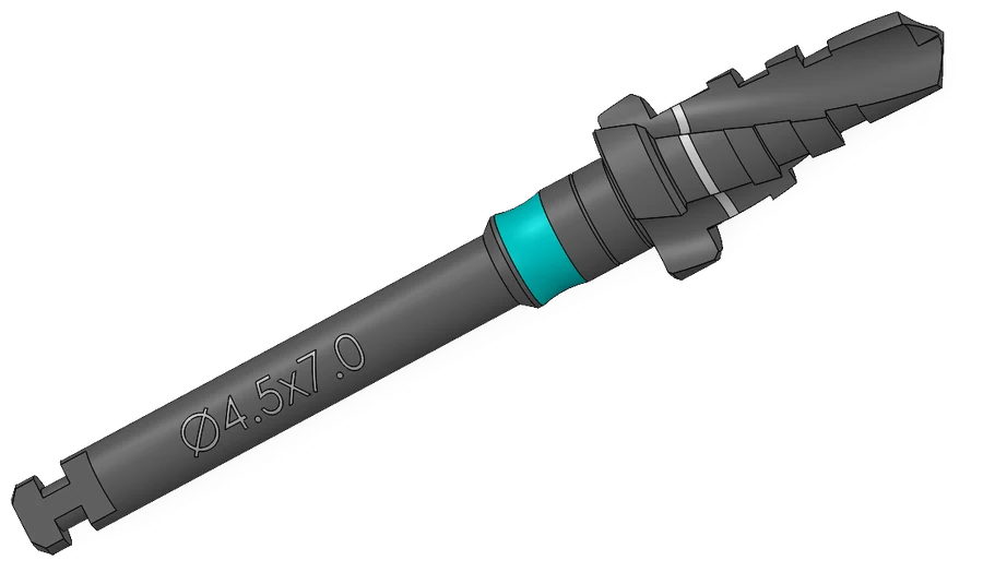 Step drill, Ø4.50 × 7 mm, SP Series (S-Fix Pro) Surgical Kit