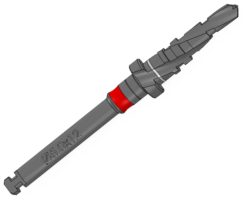 Step drill, Ø5.00 × 12 mm, SP Series (S-Fix Pro) Surgical Kit