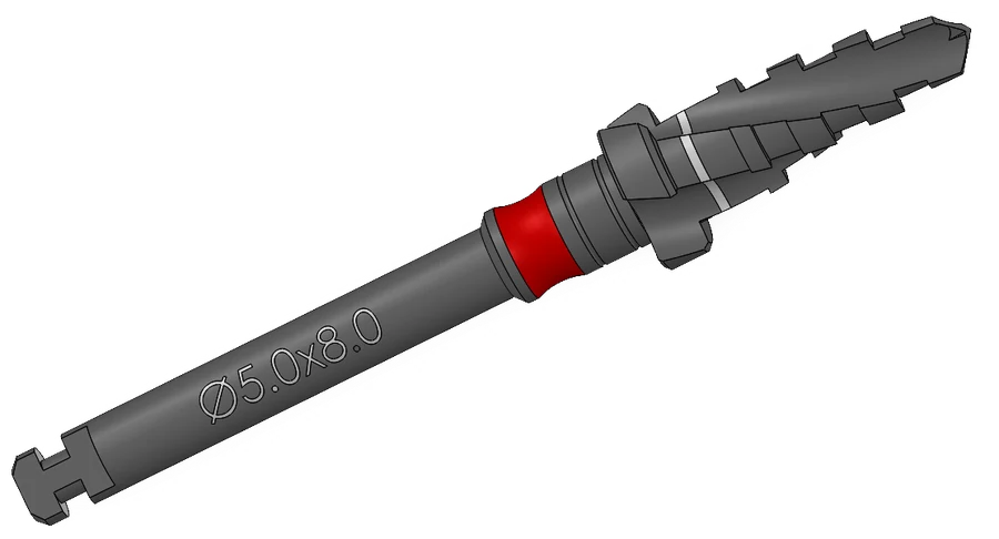 Step drill, Ø5.00 × 8 mm, SP Series (S-Fix Pro) Surgical Kit