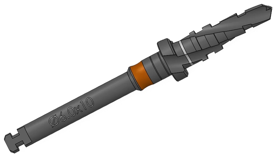 Step drill, Ø6.00 × 10 mm, SP Series (S-Fix Pro) Surgical Kit