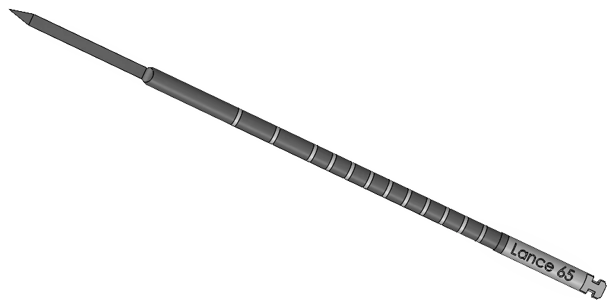 Lance drill, 65 mm, marked Lance 65, ZE Series Surgical Kit
