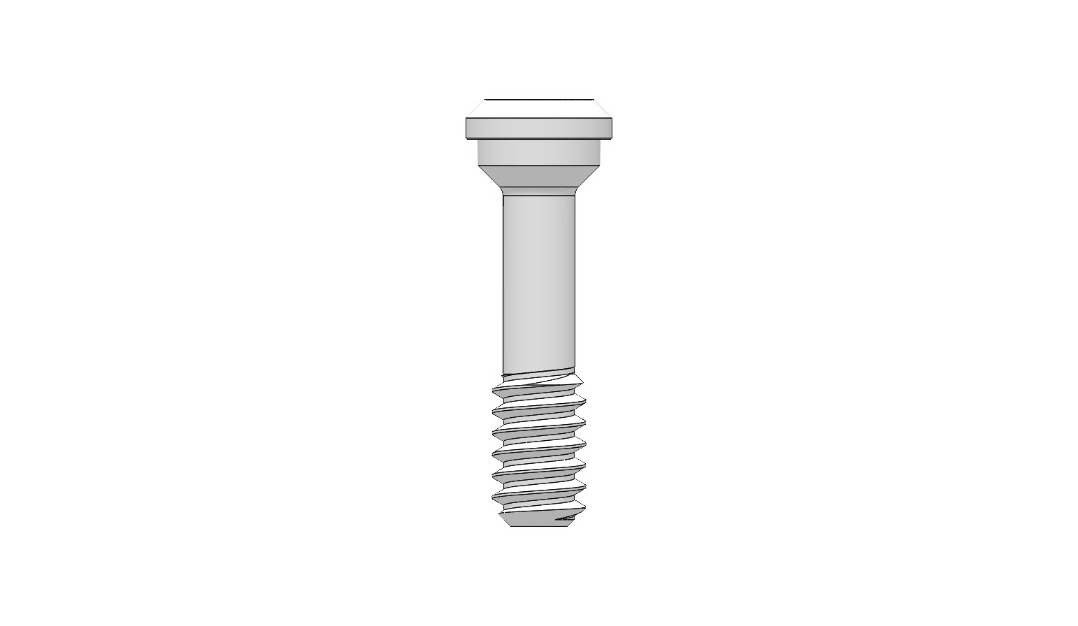 Abutment screw (M1.6 mm) MUA