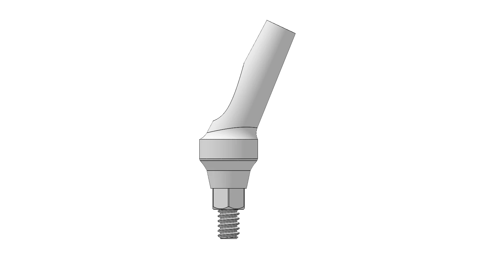 Angled abutment 25° — 4.15 × 1