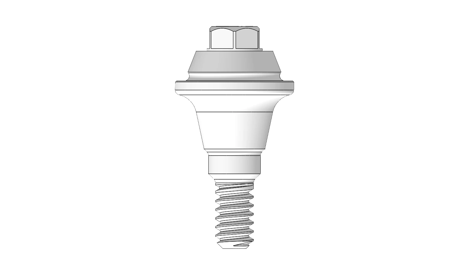 Straight MUA — 1.5 mm collar