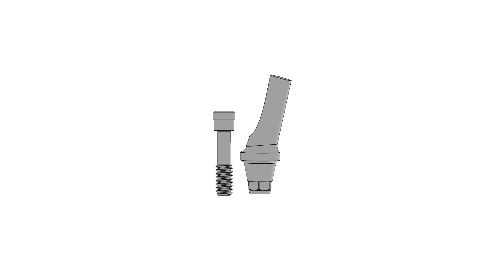 K 15° abutment 4.5 × 1