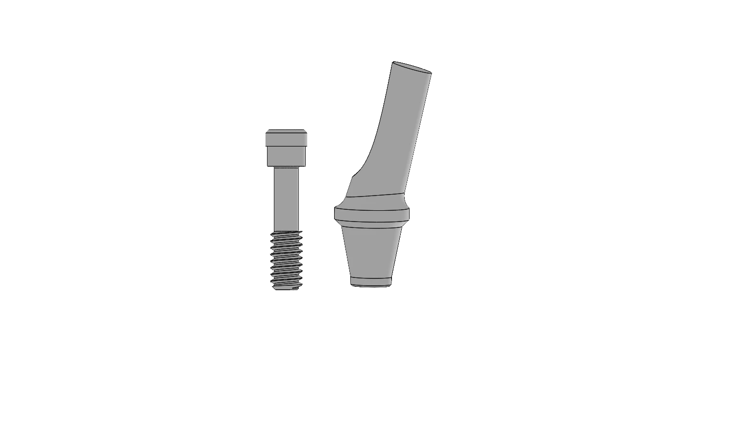 K 15° abutment NH 4.5 × 1