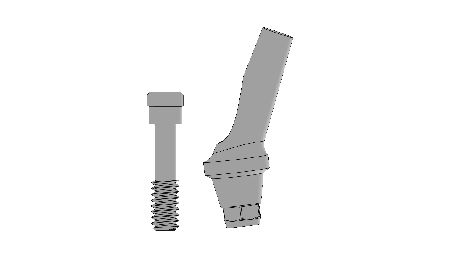K 25° abutment 4.5 × 1