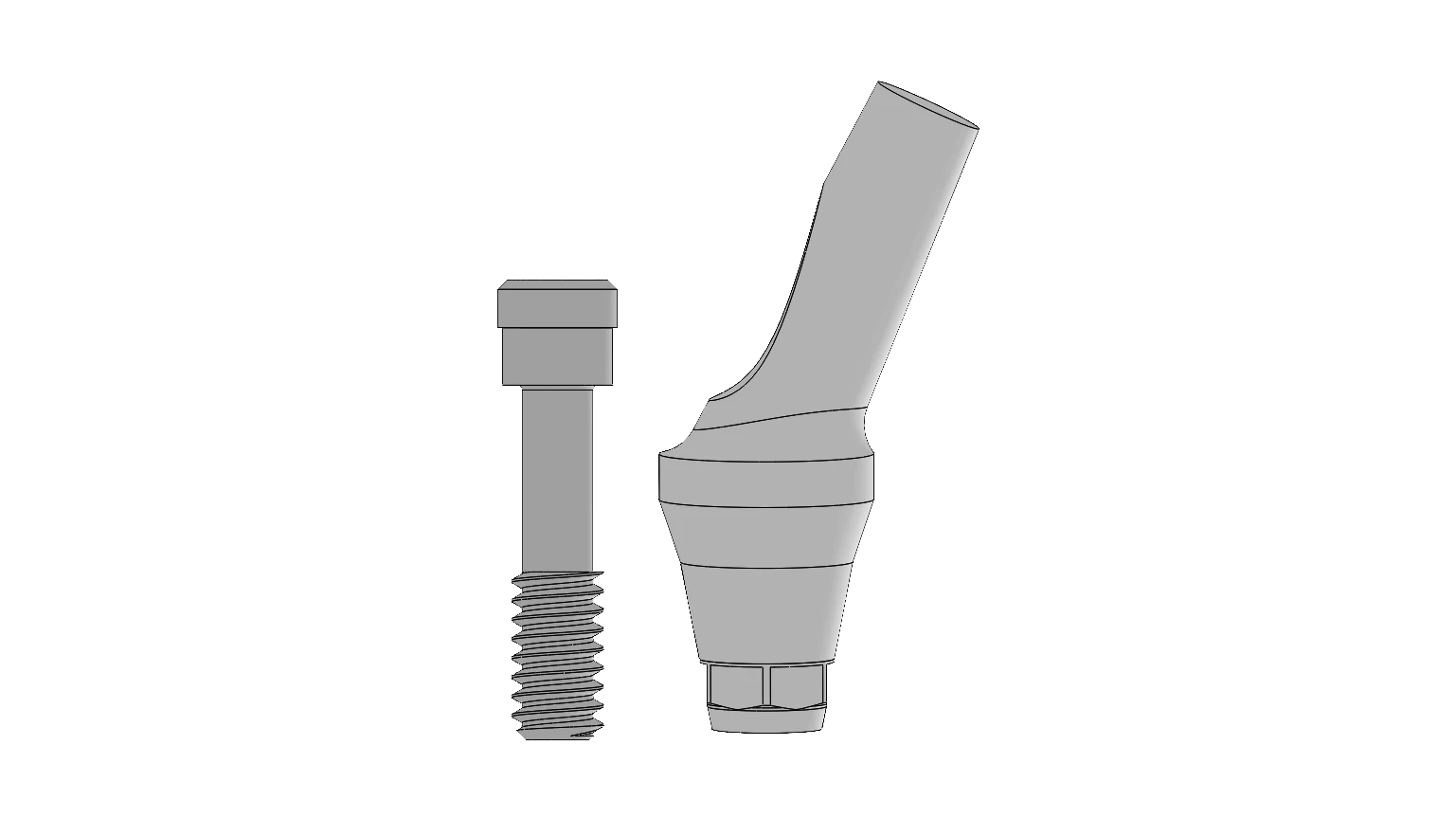 K 25° abutment 4.5 × 2