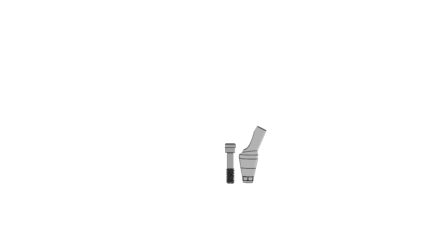 K 25° abutment 4.5 × 3