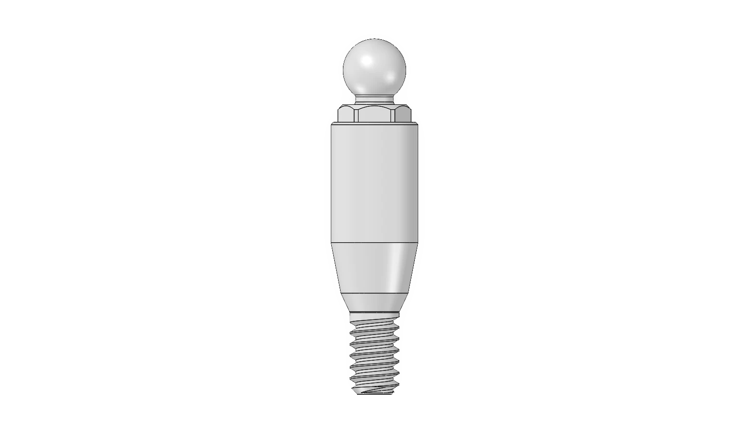 K ball abutment — 5 mm collar