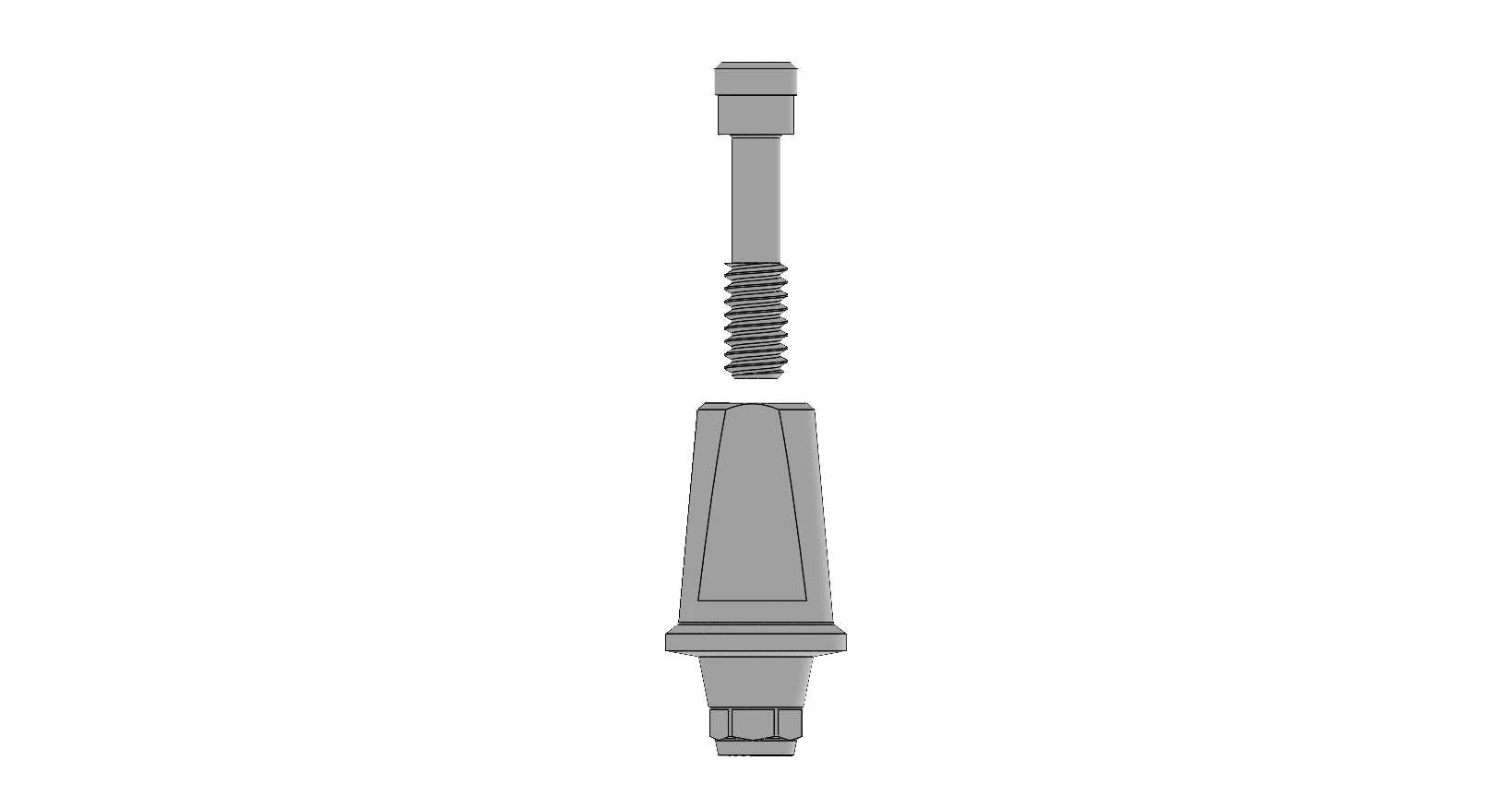K cemented abutment 5.5 × 1.0