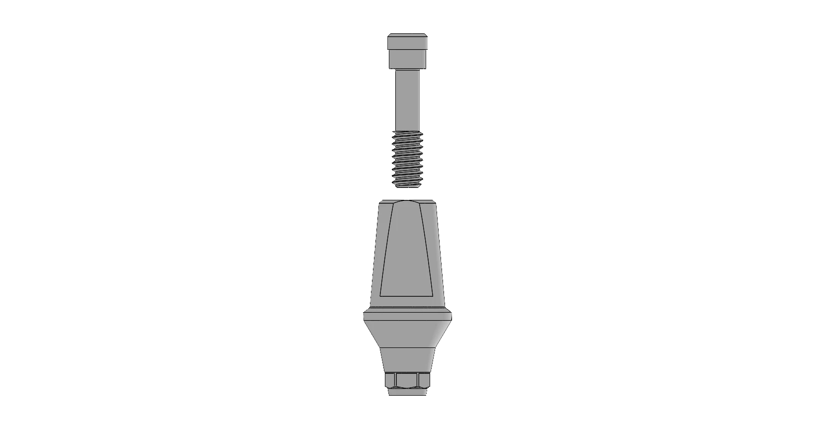 K cemented abutment 5.5 × 2.5