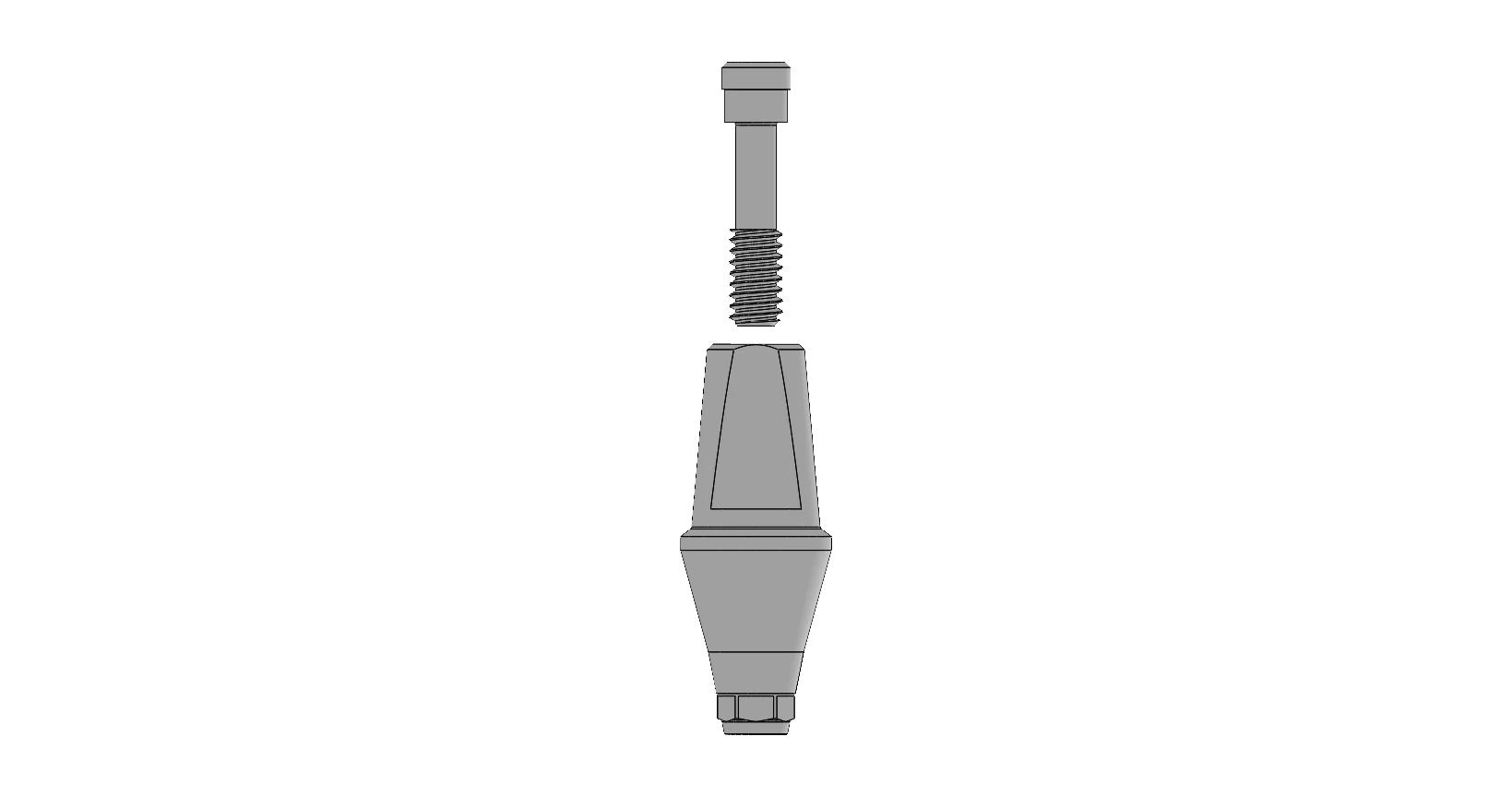 K cemented abutment 5.5 × 4.5