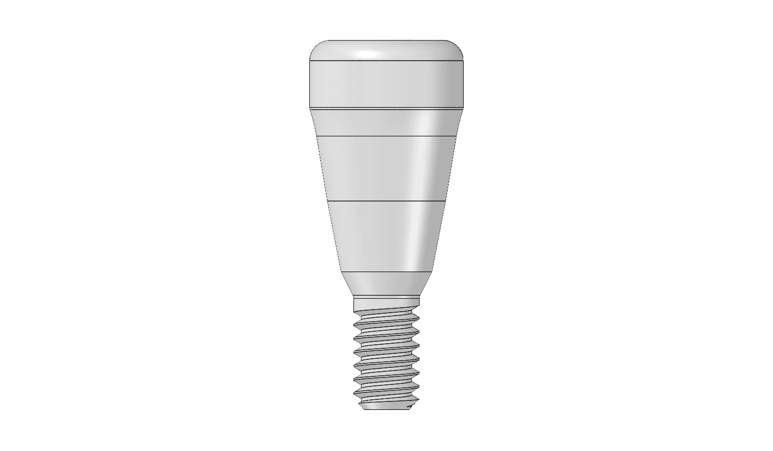 K healing abutment Ø4.5 × 3 mm
