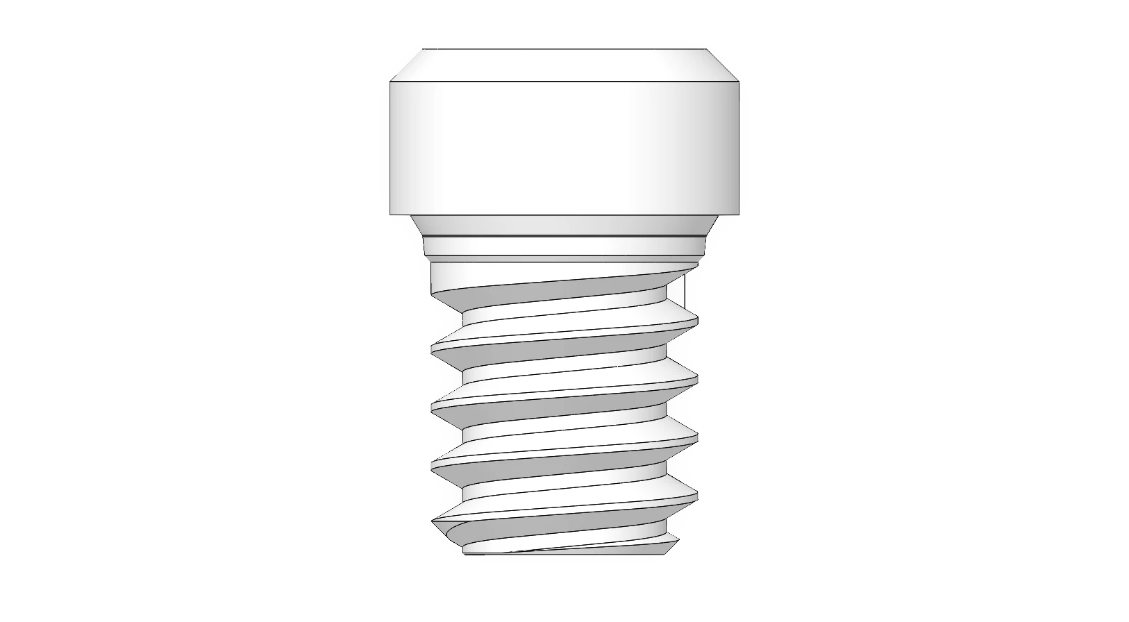Abutment screw (M1.6 mm) angled multi-unit