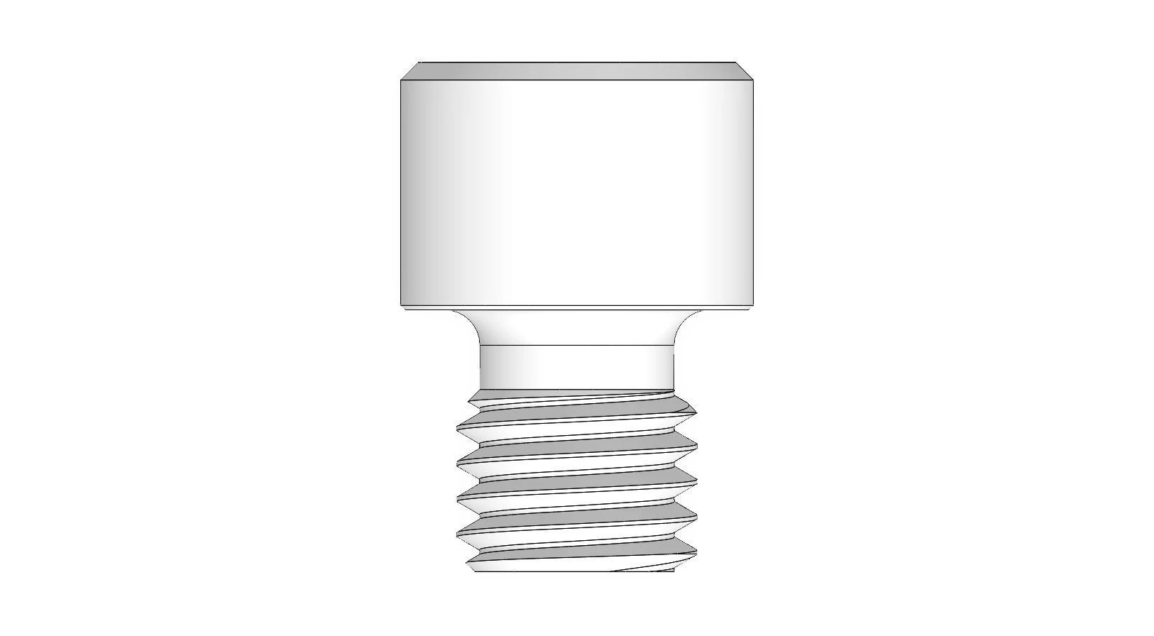 Prosthetic screw (M1.4 mm) multi-unit